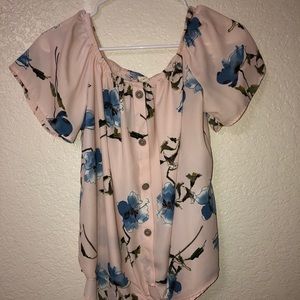 Off the shoulder blouse